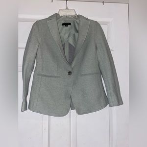 Size 0P Ann Taylor Sage Green Blazer